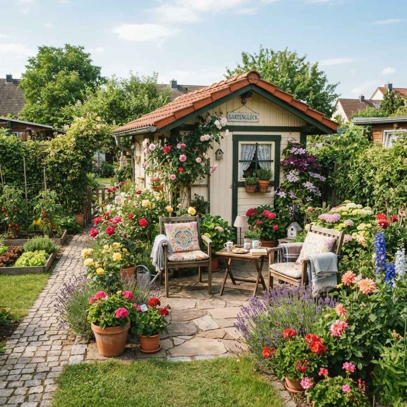 tolles Ergebnis von Schrebergarten gestalten