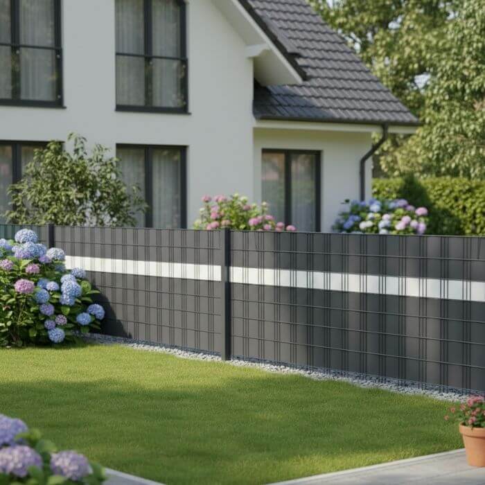 Ideen für Sichtschutz Garten vor Haus