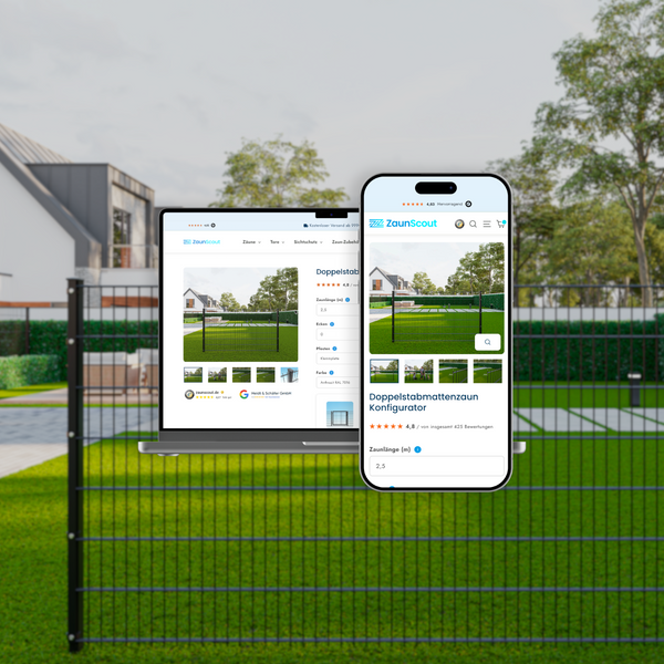 Doppelstabmattenzaun Konfigurator